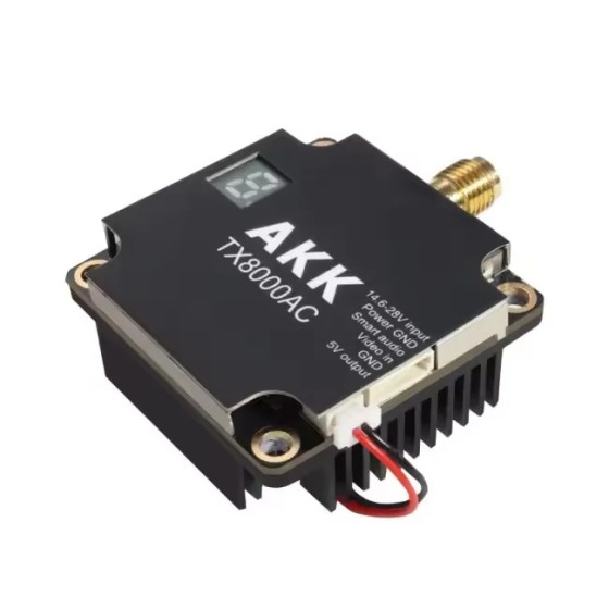 Original AKK 8W VTX 4.9G-5.8G Video Support Smart Audio High Quality Long Range Transmission FPV Video Transmitter